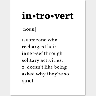 Introvert definition Posters and Art